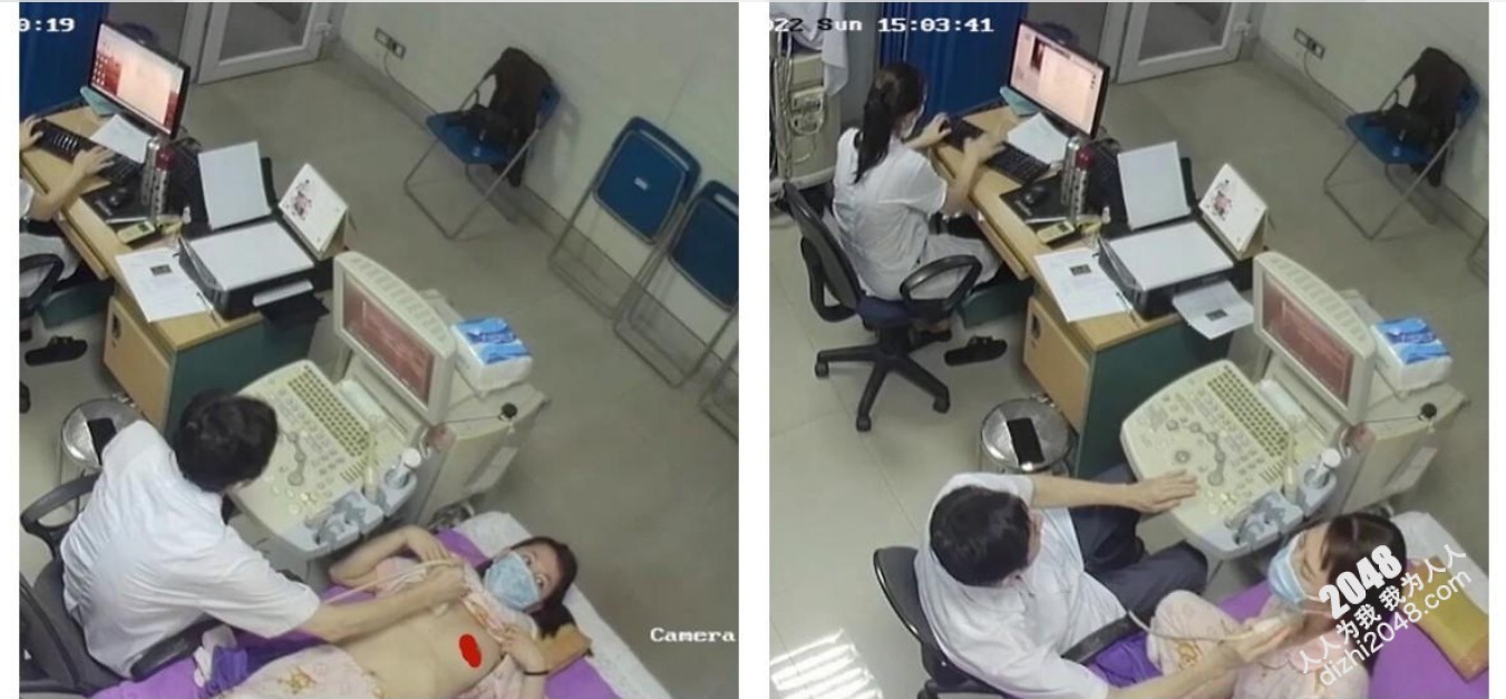 黑客破解医院B超室监控TP某公司安排女员工进行乳房检查和医生护士上岗前换衣服