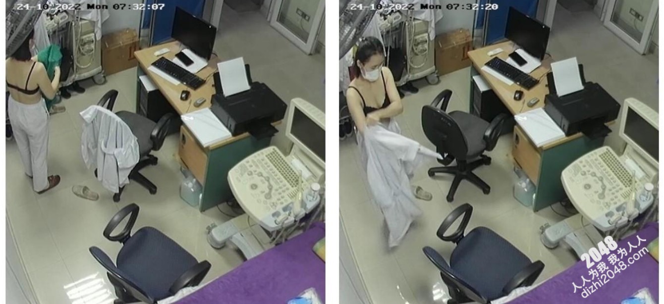 黑客破解医院B超室监控TP某公司安排女员工进行乳房检查和医生护士上岗前换衣服